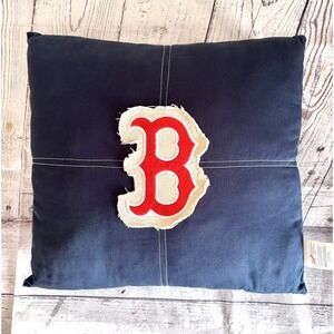 Boston Red Sox Pillow Blue/Red/White Layered Stitching Cool 3D Effect